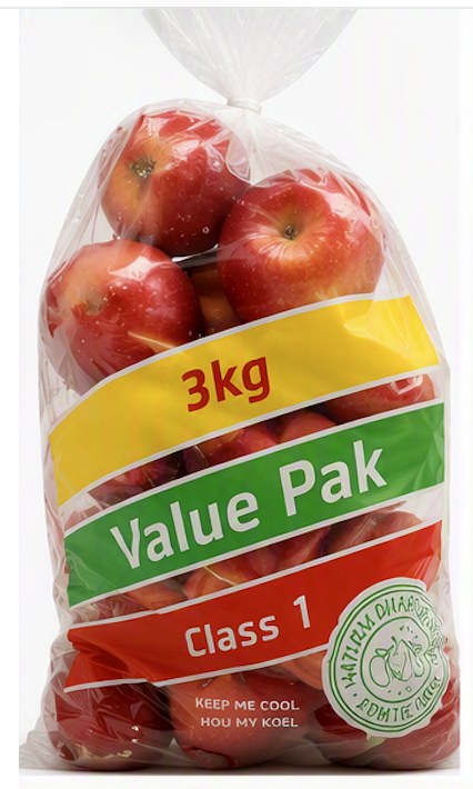 3kg Class 1 Value Pak of apples